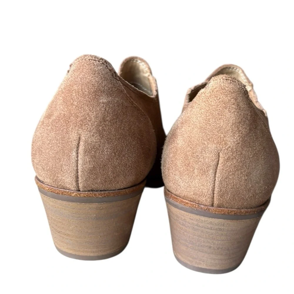Earth Jalin Block Heel Casual Booties,color cognac Size11
